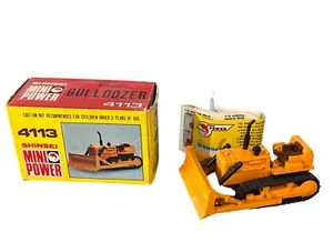 Shinsei Mini Power Mitsubishi Bulldozer #4113 - New - Original Box - Made Japan - Picture 1 of 6