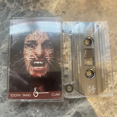 TED NUGENT AMBOY DUKES TOOTH FANG & CLAW Cassette Tape (US IMPORT) Rare - Image 1 of 3