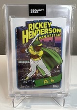 Topps Project 2020 #398 Rickey Henderson Don C PR 4,527 w/ box
