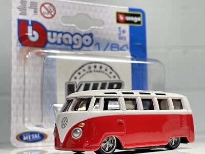 Volkswagen Samba Splitty VW Camper 1:64 Scale Model Car Toy Childs Kids Dad Gift - Image 1 of 4