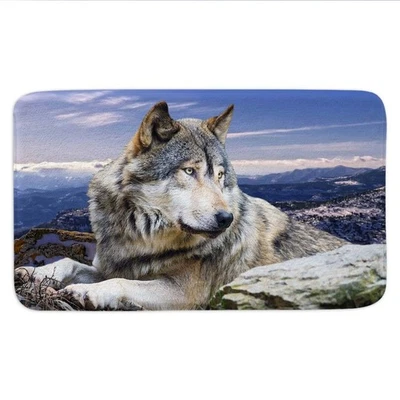 Wolf Badteppich Badvorleger Badematte Badmatte Duschvorlage Bad Teppich - Bild 1 von 4