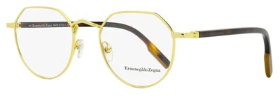 Gafas geométricas Zegna Vicuña EZ5238 030 oro amarillo/La Habana 50 mm Foto 1 de 3