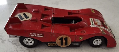 #11 Ferrari Red 312 PB 1971 DieCast Italy Politoys Length 6" Mario Anderetti Use - Image 1 of 4