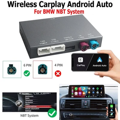 Wireless Carplay for BMW NBT System 1 2 3 4 5 6 7 Series X3 F25 X5 E70 E71 - Image 1 of 4