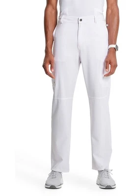 Pantalón Médico Cherokee Hombre Fly Front CK200A WTPS Blanco Envío Gratis Foto 1 de 4