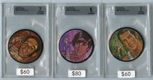 1971 BASKETBALL LOT: PETE MARAVICH BGS 6, JOHN HAVLICEK BGS 7,ELGIN BAYLOR BGS 7 - Picture 1 of 1