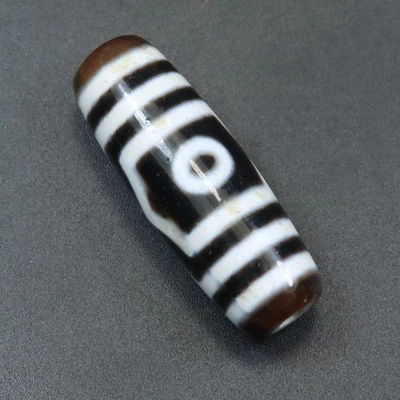 Colgante collar amuleto cuentas tótem 3 ojos ágata budismo tibetano puro K096 Foto 1 de 4