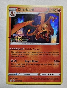Pokemon TCG Charizard SWSH066 Prerelease Holo Vivid Voltage Stamped Nm - Bild 1 von 11