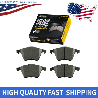 Front Ceramic Brake Pads for 2006 - 2009 Audi A4 A6 S4 A4 Quattro A6 Quattro - Image 1 of 2