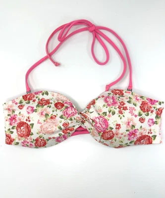 Abercrombie & Fitch Bikini de Natación Top XS Bandeaux Traje de Baño Tirantes Correa Extraíble Foto 1 de 4