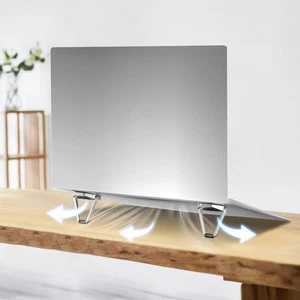 `Unsichtbarer Laptopständer Tragbarer Faltbarer Laptopständer Mini-Kühlung L - Photo 1/7