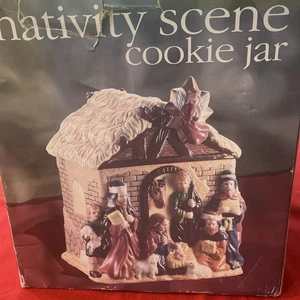 Tarro de galletas de belén/importación en caja original - Imagen 1 de 7