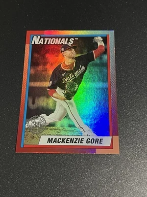 2025 Topps Update Foil #U90-20 MacKenzie Gore Washington Nationals - Image 1 of 2