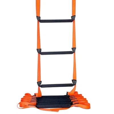 FKNGS Fire Escape Ladder 16.4 Feet Emergency Fire Ladder 2-3 Story Homes Reusable