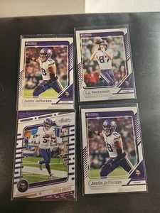 4 Card Minnesota Vikings Lot Justin Jefferson - Picture 1 of 1