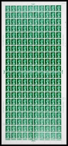 X850 2p Dezimalmaschine Vollbogen Zylinder 13 Punkte UNMONTIERT POSTFRISCH/MNH - Bild 1 von 1