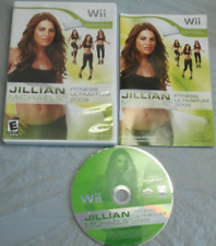 JILLIAN MICHAELS FITNESS ULTIMATUM 2009 NINTENDO Wii GAME COMPLETE with MANUAL