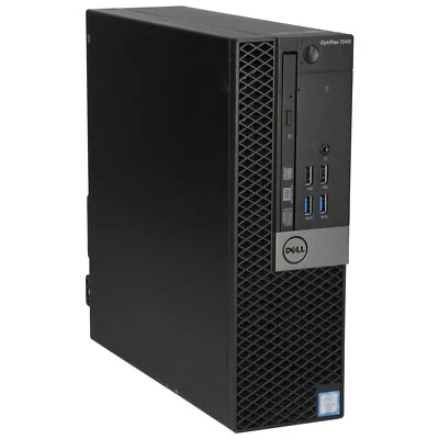 Refurbished Dell OptiPlex 7040 SFF i7-6700 3.4GHz 32GB 512GB SSD Windows 10 Pro - Image 1 of 4