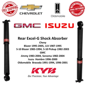 KYB Excel-G Rear Shock Absorber Pair For 82-03 Bravada Jimmy Blazer Hombre S10 - Picture 1 of 12