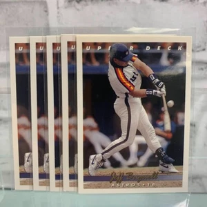 Lotto 5 carte Upper Deck Baseball Jeff Bagwell #256 1993 - Foto 1 di 3