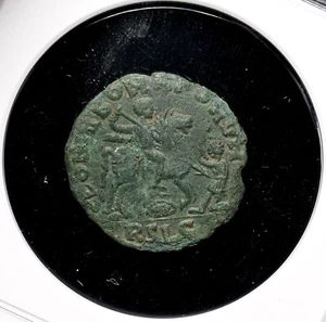 ROMAN EMPIRE. Magnentius. AD 350-353. Æ Centenionalis, Horseback, NGC VF - Picture 1 of 4