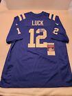 Andrew Luck Signed Colts Licensed Jersey Jsa Coa Size Large
