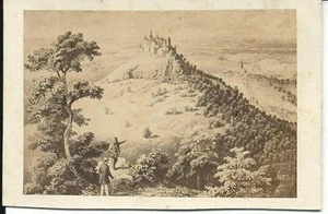 Original 1860's Carte De Visite, CDV of Hohenzollern Castle Stuttart Germany - Picture 1 of 1