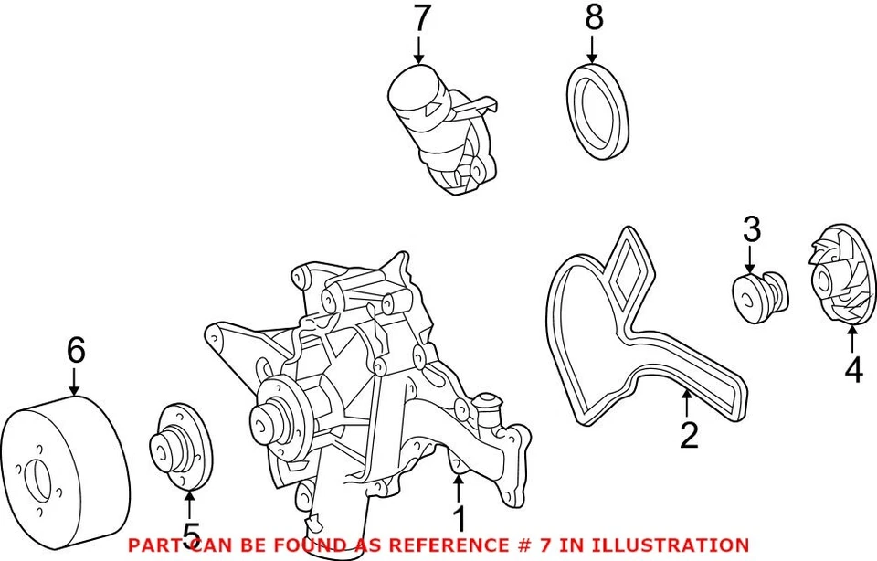 Genuine Thermostat w/ Housing Water Coolant for MB C CLK CLS E G ML R S SLK - Image 1 of 1