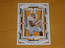 Alvin Kamara 2020 Panini National Treasures Collegiate 4 Silver Foil /99 Saints