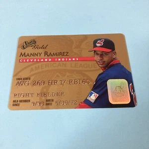 1995 Studio Manny Ramirez Gold #32 Cleveland Indians - Bild 1 von 2