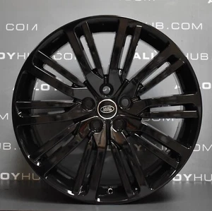 ORIGINAL LAND ROVER DISCOVERY 5 1012 21" ZOLL SCHWARZ EINZELNE ALUFELGE X1 - Bild 1 von 3
