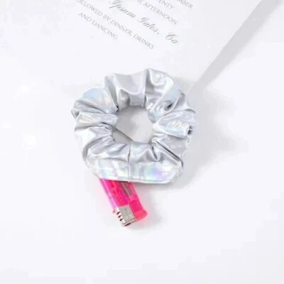 Hidden Compartment Hair Tie – Real Hair Band Stash Safe for Secret Storage - Image 1 of 4