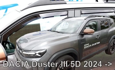 Deflectores de viento 4 piezas HEKO 13126 para DACIA DUSTER III 2024- 5 puertas - Imagen 1 de 3
