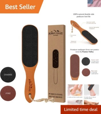 Herramienta de pedicura de madera natural - Removedor de callos eficaz para pies y manos Foto 1 de 4