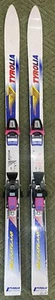 Tyrolia Mega Team Laser Glide Finishing Snow Skis Set  with Ski Poles - Picture 1 of 5