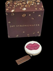 JAY STRONGWATER MONROE Lip Compact Mirror With Box And Tags - Picture 1 of 10