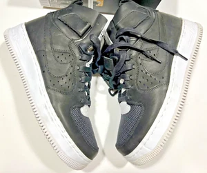NIKE Air Force 1 High CMFT TC SP Black & White US Sz 7.5 917494-001 - Picture 1 of 9