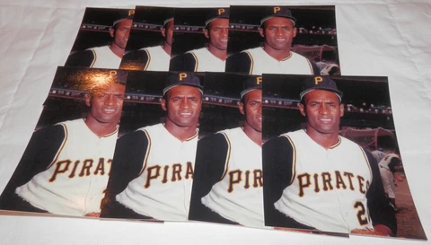 Roberto Clemente 8 COUNT Postcards Notecards Pittsburgh Pirates Hall of Fame Cover