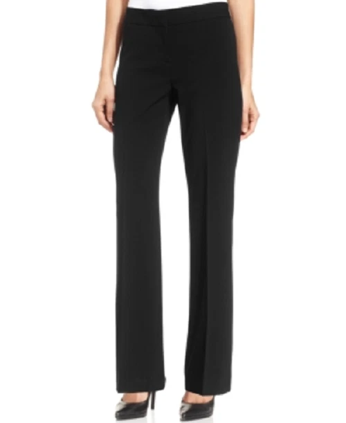 NEW NINE WEST BLACK CAREER WIDE LEG PANTS TROUSERS SIZE 16 $69 - Image 1 of 1
