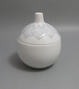 Rosenthal Ballet Lotus, Blue/Grey no Trim - Lidded Sugar Bowl - BJORN WIINBLAD - Picture 1 of 7