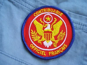 Aufnäher Frankreich Contribuable Officiel Francais Patch - Picture 1 of 2