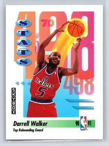 1991 Skybox Darrell Walker #304 Stats   Washington Bullets - Picture 1 of 2