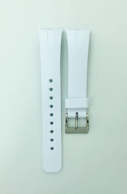 NAUTICA WATCH STRAP , A17539L , WHITE RUBBER STRAP , NAUTICA STRAP , NAUTICA - Image 1 of 4
