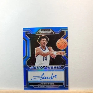 2022-23 Prizm Draft Picks Basketball Jared Rhoden Penmanship BLUE 067/149 AUTO - Picture 1 of 2