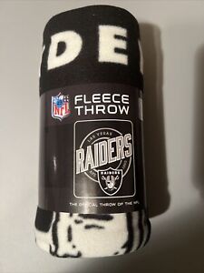 NFL Las Vegas Raiders Fleece Throw Blanket, 50" x 60",