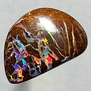 Colores de gemas vibrantes * Ópalo de roca coroit sólido australiano natural de 3 quilates * Video - Imagen 1 de 6