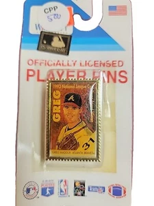 Wincraft Vintage Player Pins Stamp 1993 Greg Maddux Atlanta Braves #31 Nazionale - Foto 1 di 2