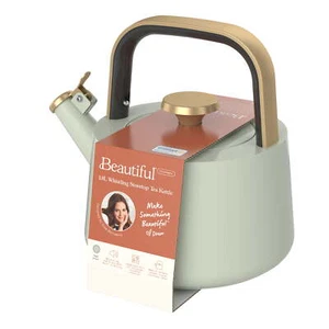 Beautiful 1.8L Ceramic Non-Stick Stovetop Tea Kettle, Sage Green,New Upgrade - Picture 1 of 11