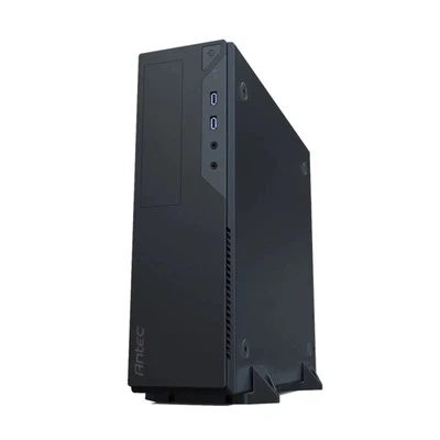 ANTEC VSK2000-U3 Case, Home & Business, Black, Slim Desktop Chassis, 2 x USB 3.0 - Image 1 of 4