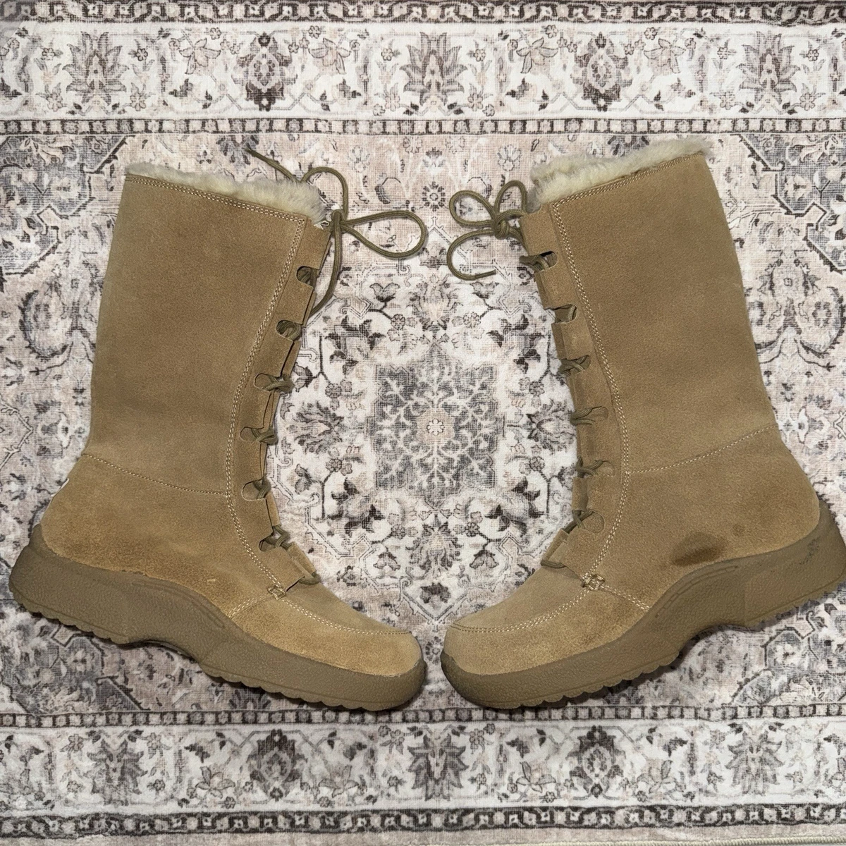 靴 used suede race up boots 靴 used suede race up boots 靴 used suede race up boots Juke Lace